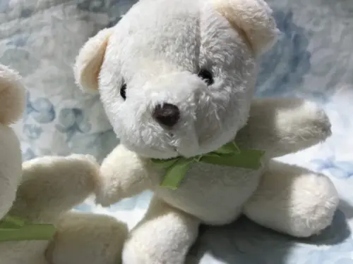 Kit Ursinhos Pequenino Creme e Urso Fofinho Creme