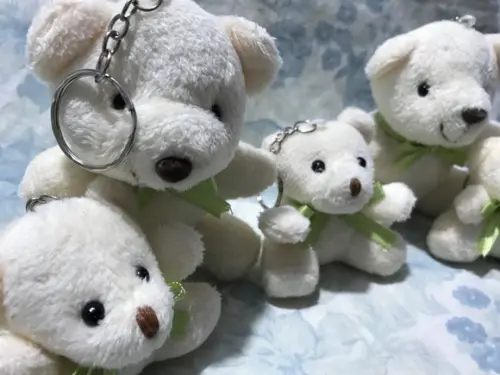 Kit Ursinhos Pequenino Creme e Urso Fofinho Creme