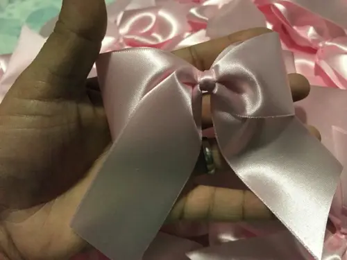 Laço de Cetim Rosa Bebê