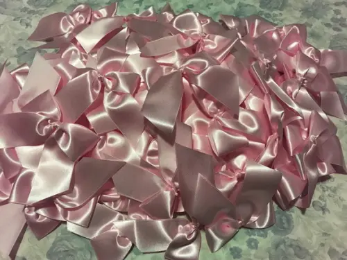 Laço de Cetim Rosa Bebê