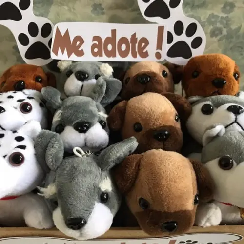 Lembrancinha Cachorrinhos 12unid com Bandeja Personalizada