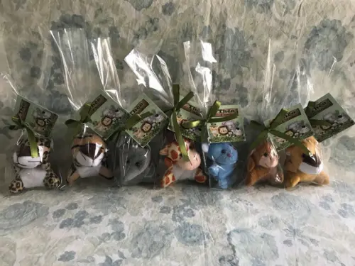 Lembrancinha Pelúcia Mini Selva Kit 30 Unidades