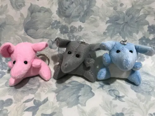 Mini Elefante Chaveiro