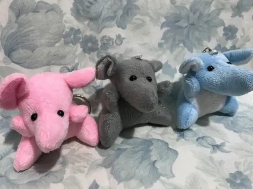 Mini Elefante Chaveiro