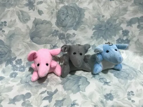 Mini Elefante Chaveiro