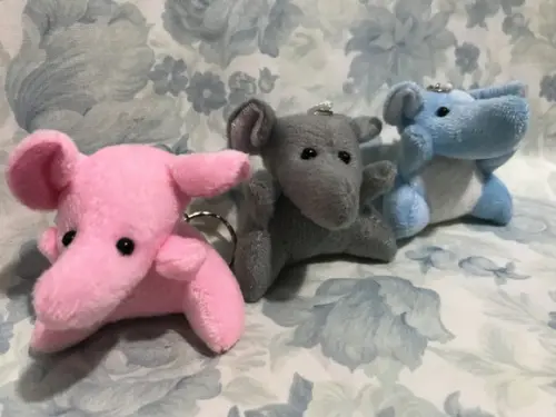 Mini Elefante Chaveiro