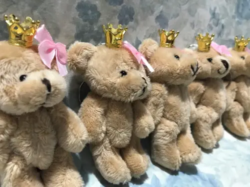 Mini Ursinha Articulada Princesa