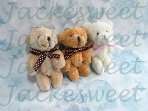 Mini Urso Articulado filhote 8 cm