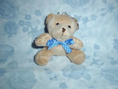 Mini Urso DENGO GRAVATA AZUL BL BRANCA