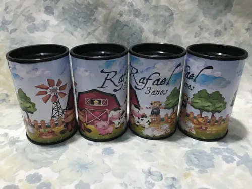 Ovelhinha em Pelúcia Chaveiro + Cofrinho 15 Unidades
