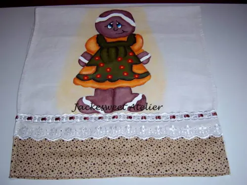 Pano de prato Gingerbread
