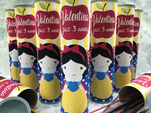 Pega varetas personalizado Branca de Neve