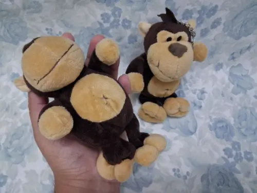 Pelúcia Macaco Chaveiro