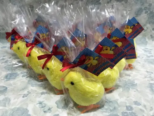 Pintinho Amarelinho de Corda Kit com 45 Unidades