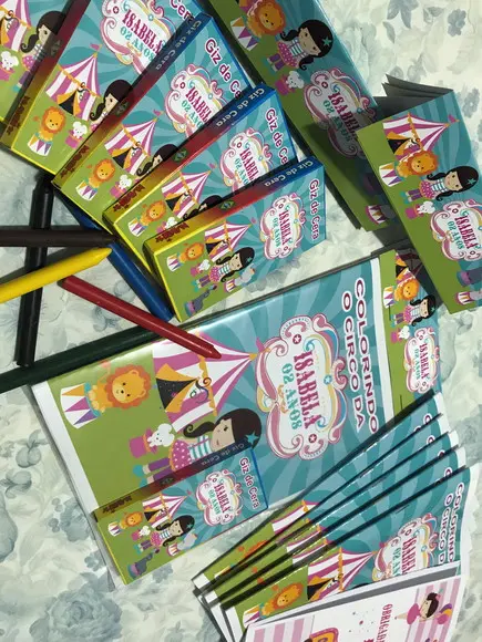 Revistinha de colorir Personalizada