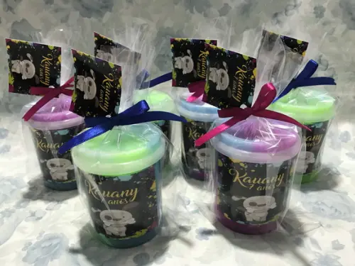 Slime Personalizado Cachorrinho 24 Unidades