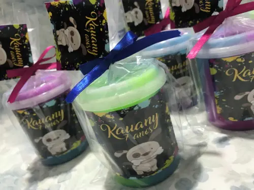 Slime Personalizado Cachorrinho 24 Unidades