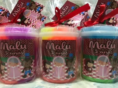 Slime Personalizado Kit com 35 Unidades