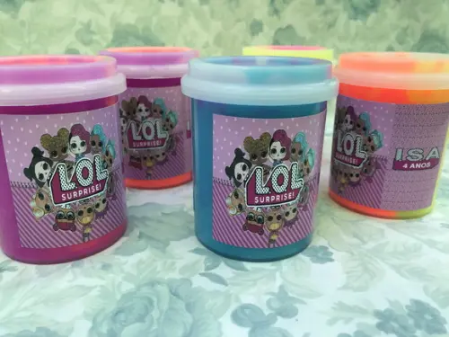 Slime Personalizado l o l 24 Unidades