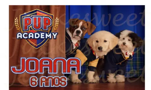 TAG CACHORRINHOS PUPACADEMY