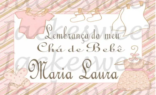 Tag Chá de Bebê Menina