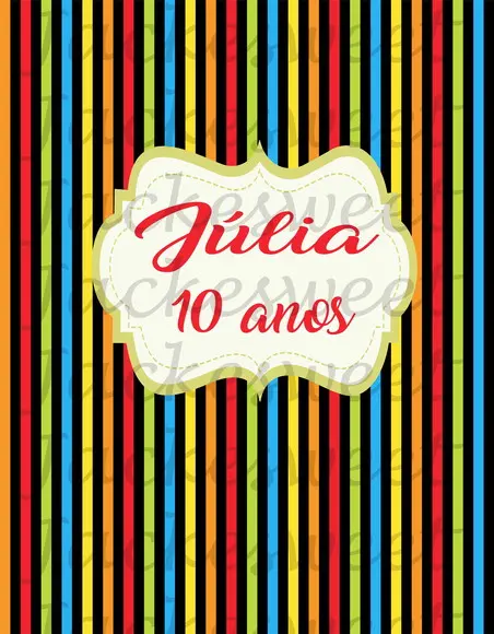 Tag Colorido