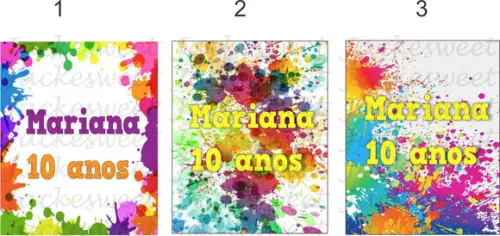 Tag Festa Cores