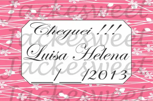 Tag FLORAL ROSA