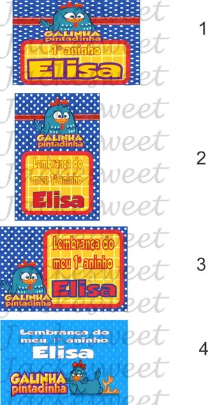 Tag Galinha Pintadinha 02