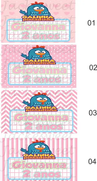 Tag Galinha Pintadinha 05