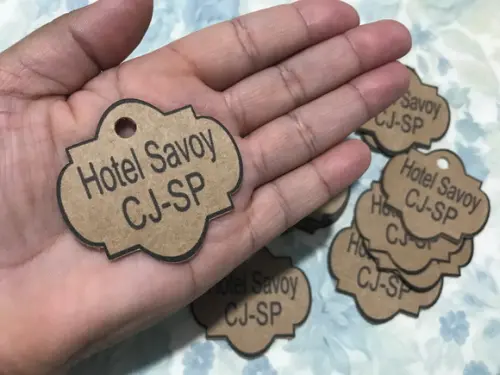 TAG KRAFT PERSONALIZADO