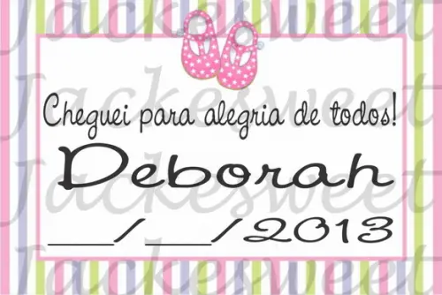 Tag Listrado Menina