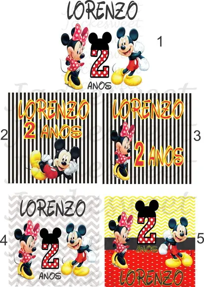 TAG Mickey e Minie