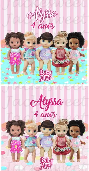 TAG PERSONALIZADO BABY ALIVE