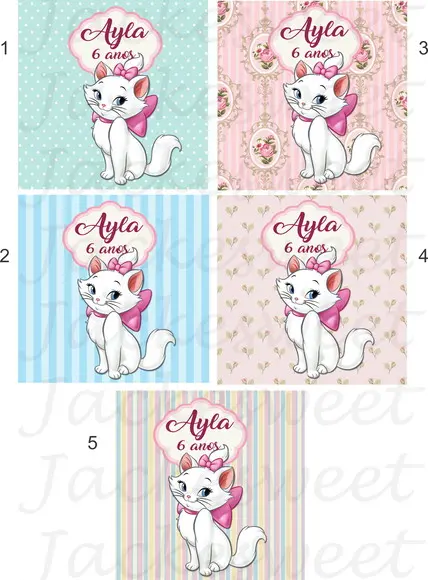 TAG PERSONALIZADO GATINHA MARIE