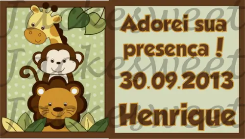 Tag Personalizado Selva 04