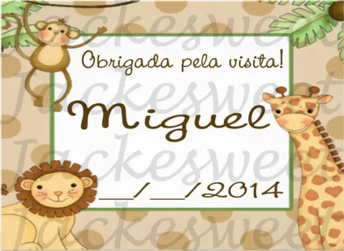 Tag Personalizado Selva 05