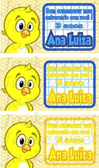 Tag Pintinho Amarelinho