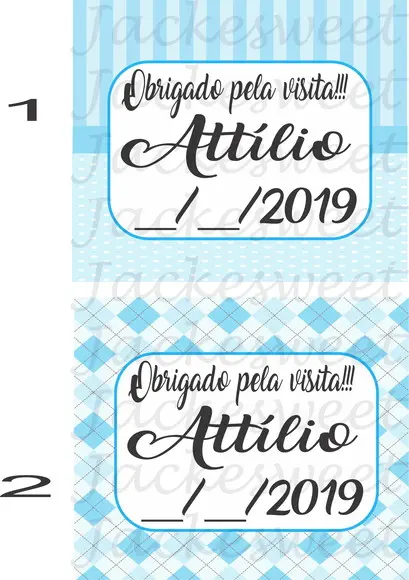 TAG TONS DE AZUL