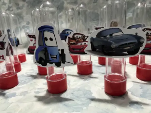 Tubete Carros Kit 20unid