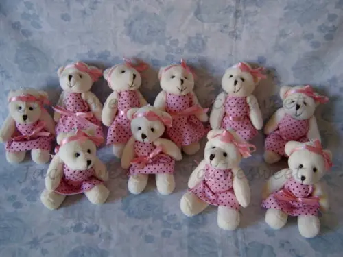 Ursa Coleção Rosa e Marrom