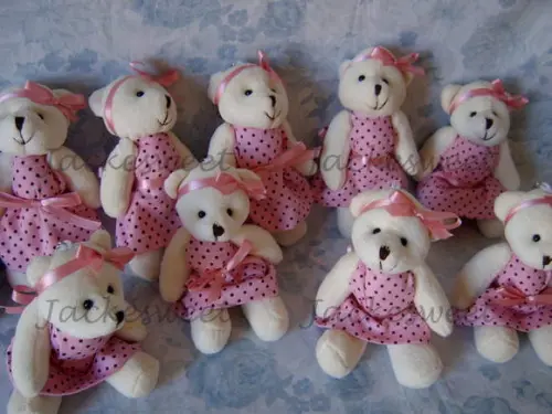 Ursa Coleção Rosa e Marrom