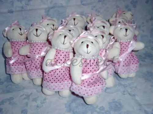 Ursa Coleção Rosa e Marrom 02
