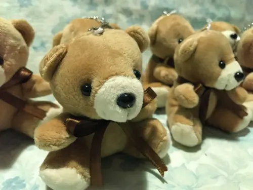 Ursinho Teddy Gravata Marrom 30 Unidades