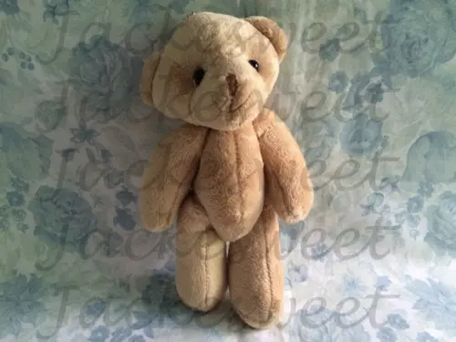 Urso Articulado 22 cm Bege