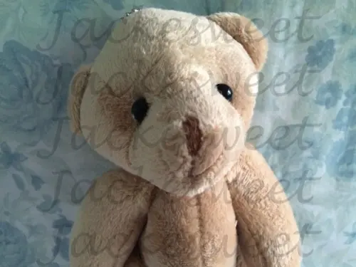 Urso Articulado 22 cm Bege
