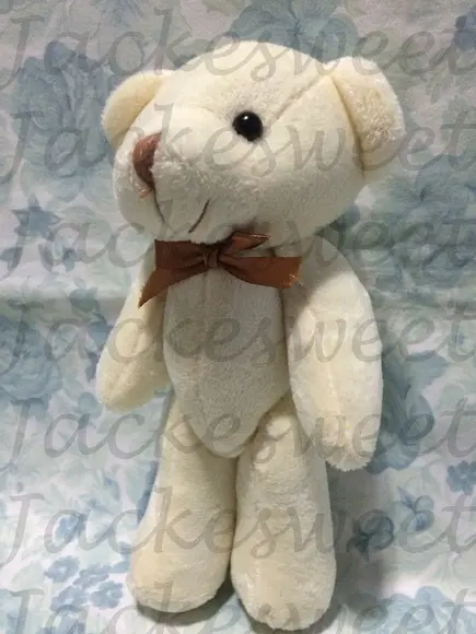 Urso Articulado 20cm Creme