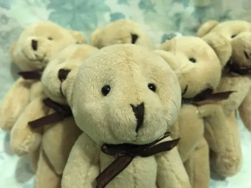 Urso Articulado Marrom 13cm 26unid