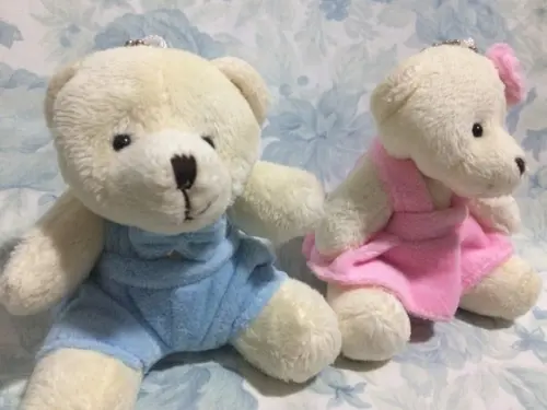 Ursos Roupa Coleção Plush 20unid