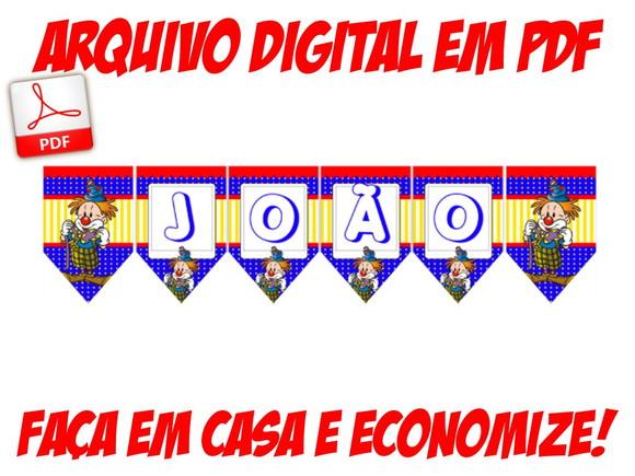 Arte Digital-bandeirola Circo-2